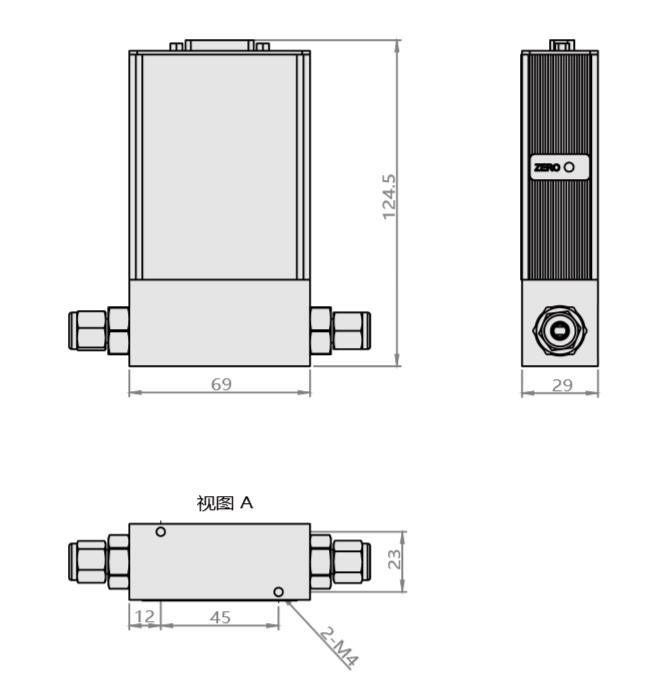 ACU10FA-LM質量流量計